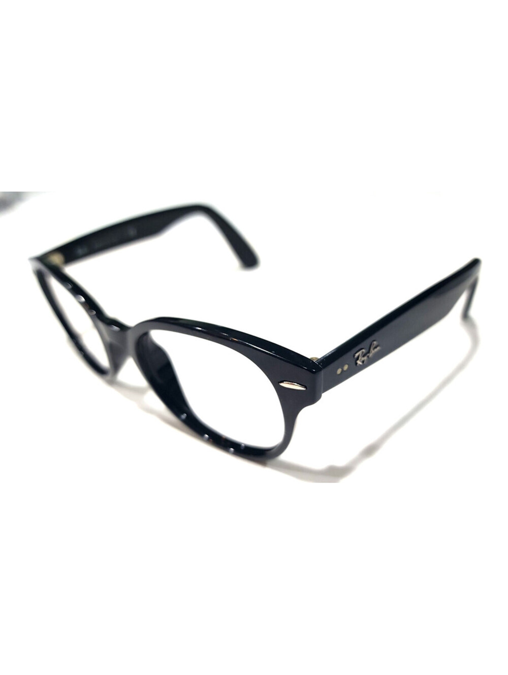 Ray Ban RB4141 601 Black Round Sunglasses Frame Italy